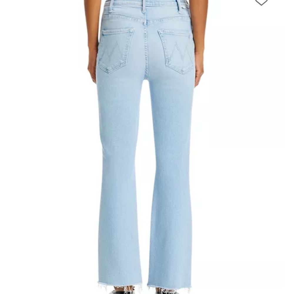Mother Hustler Ankle Fray Crop Jeans size 29 $248